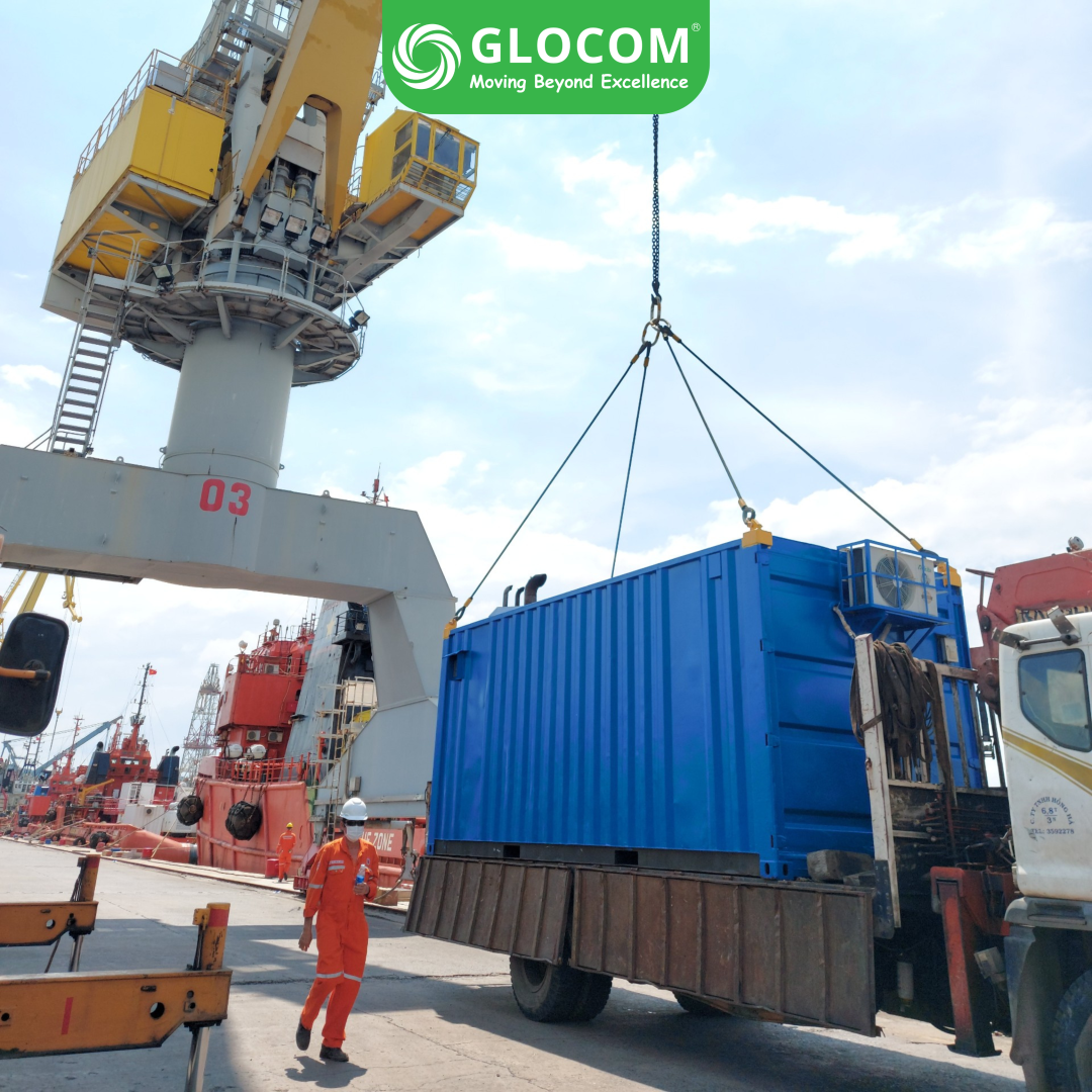 GLOCOM tiến hành bàn giao container dã chiến cho khách hàng